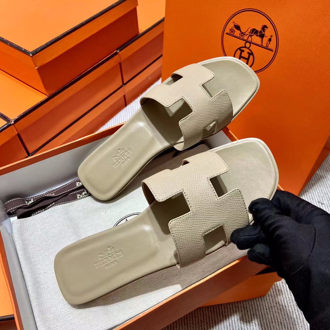 에르메스 올수공 오란 슬리퍼 샌들 앱송 23